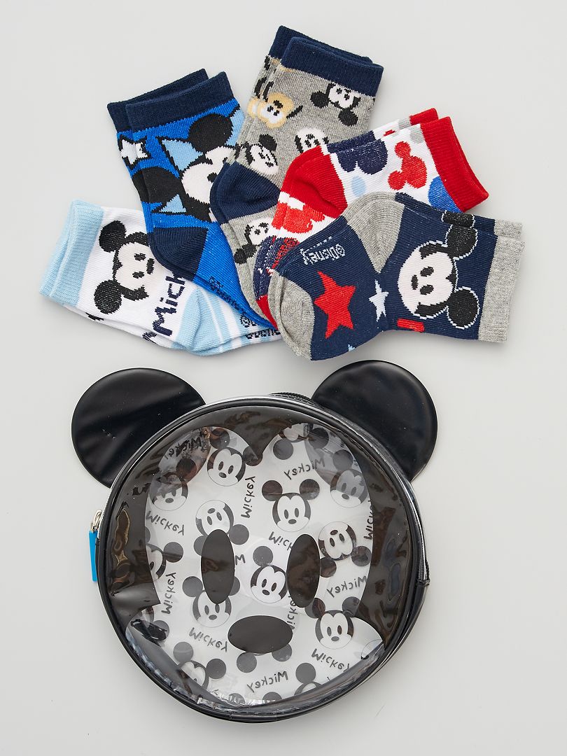 Estuche de 5 pares de calcetines 'Mickey' multicolor - Kiabi