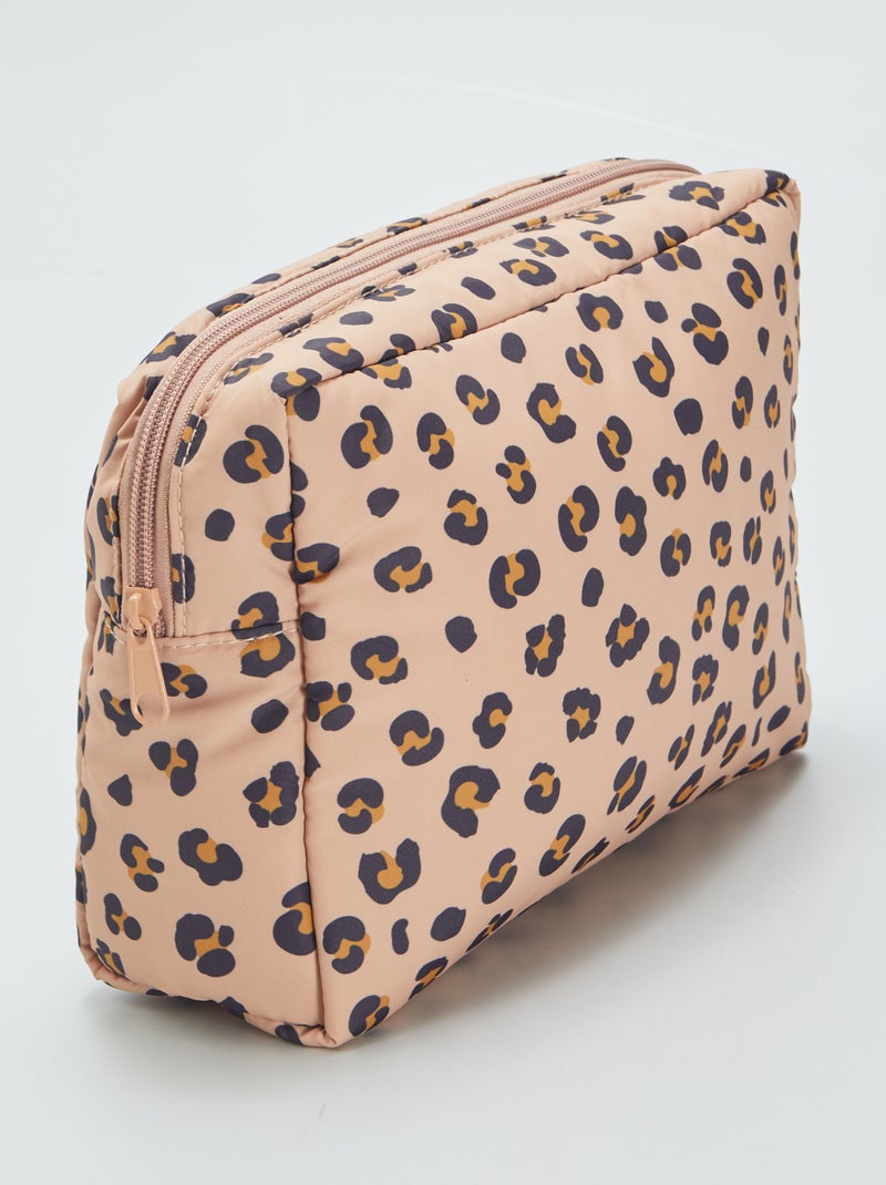Estuche de almacenaje con estampado MARRON - Kiabi