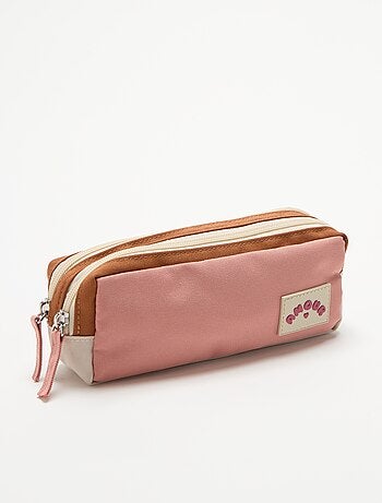 Estuche de doble compartimento