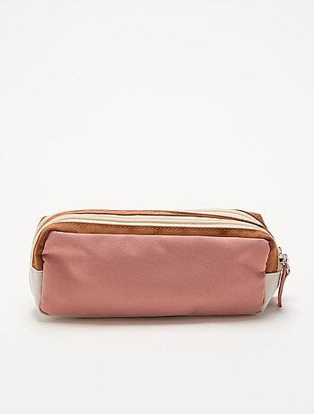 Estuche de doble compartimento
