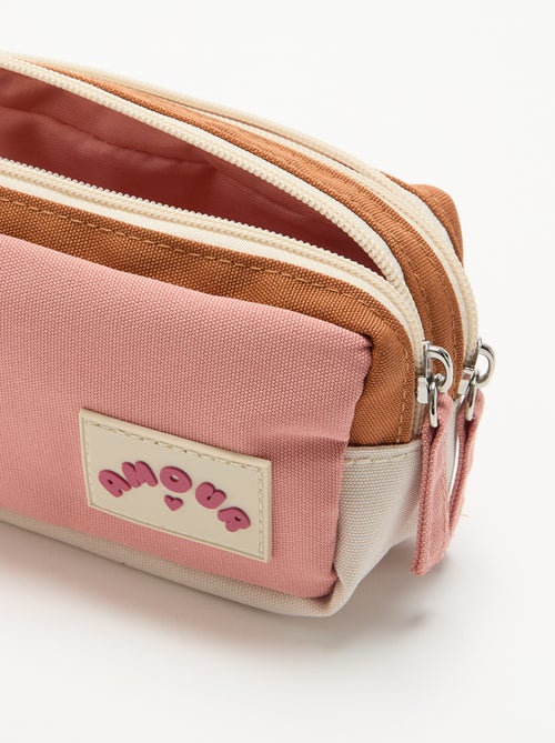Estuche de doble compartimento - Kiabi