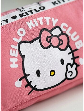 Estuche de transporte 3 compartimentos hello kitty sanrio