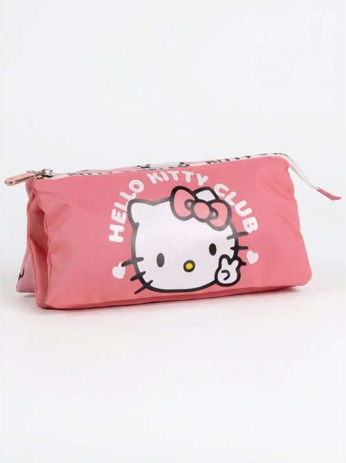 Estuche de transporte 3 compartimentos hello kitty sanrio - Kiabi
