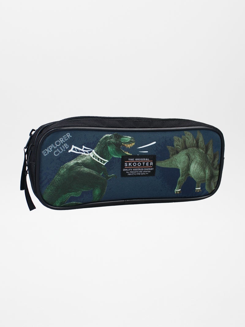 Estuche 'dinosaurios' azul - Kiabi