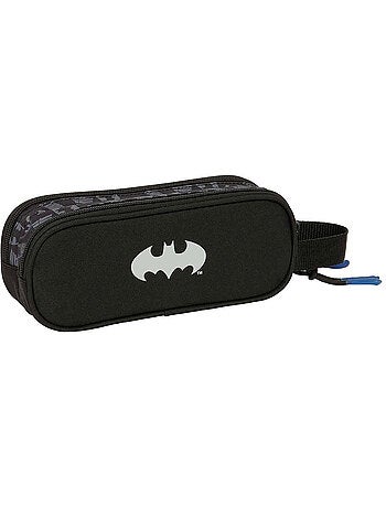 Estuche doble batman con 2 compartimentos y asa 21 x 6 x 8 cm