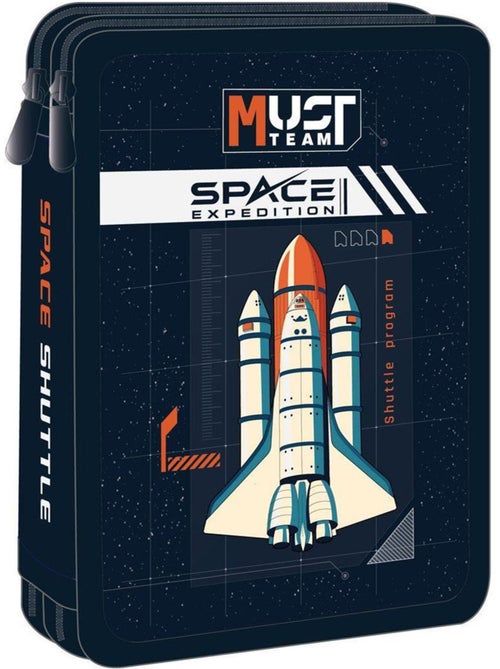 Estuche doble cmp must team space expedition con cremallera – poliéster - Kiabi Estuche doble cmp must team space expedition con cremallera – poliéster - Kiabi