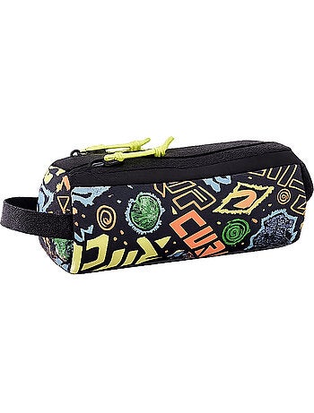 Estuche doble compartimento 21 cm 'rip curl' poliéster reciclado