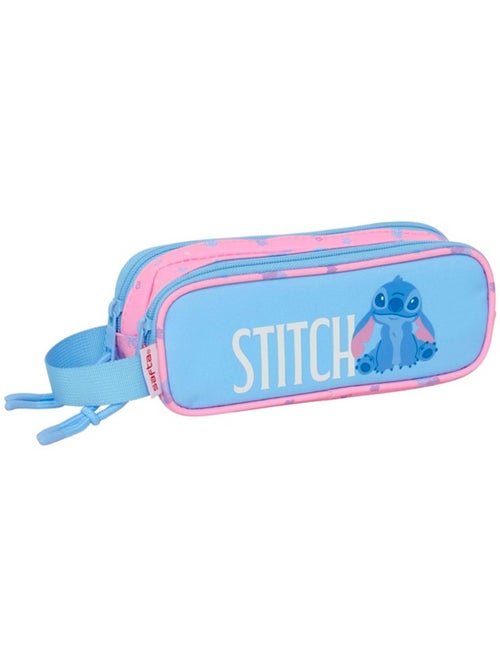 Estuche doble stitch luminoso con asa 21 cm, 2 compartimentos lilo y stitch - Kiabi Estuche doble stitch luminoso con asa 21 cm, 2 compartimentos lilo y stitch - Kiabi