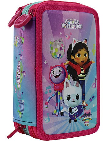 Estuche equipado la casa de muñecas de gabby 3 compartimentos 20 cm