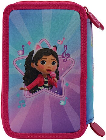 Estuche equipado la casa de muñecas de gabby 3 compartimentos 20 cm