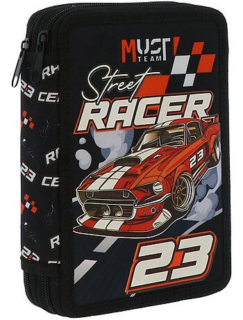 Estuche equipado must street racer acolchado 2 compartimentos