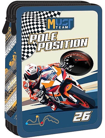 Estuche equipado must team pole position 2 compartimentos