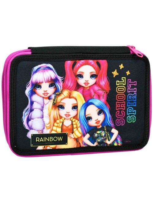 Estuche equipado rainbow high school spirit 2 compartimentos 18 cm - Kiabi Estuche equipado rainbow high school spirit 2 compartimentos 18 cm - Kiabi