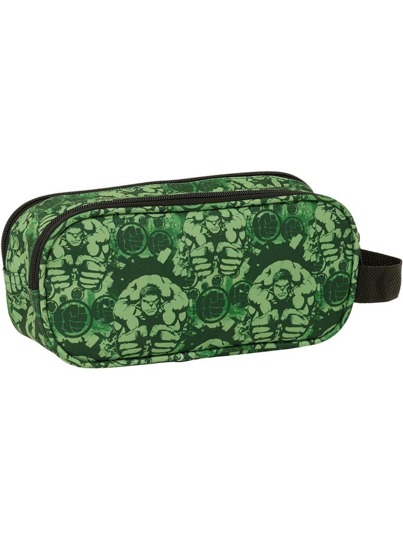 Estuche escolar avengers safta hulk 3d de tejido Negro Verde - Kiabi