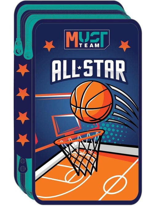 Estuche escolar 'basketball all star must team' 3 compartimentos cmp - Kiabi Estuche escolar 'basketball all star must team' 3 compartimentos cmp - Kiabi