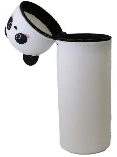 Estuche escolar cilíndrico niña 1 compartimento Panda blanco - Kiabi Estuche escolar cilíndrico niña 1 compartimento Panda blanco - Kiabi