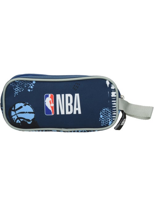 Estuche escolar de tela estampada nba basket usa con 2 compartimentos - Kiabi Estuche escolar de tela estampada nba basket usa con 2 compartimentos - Kiabi