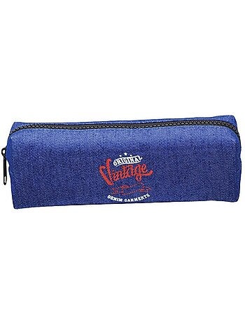 Estuche escolar denim vintage 20 cm - ctm