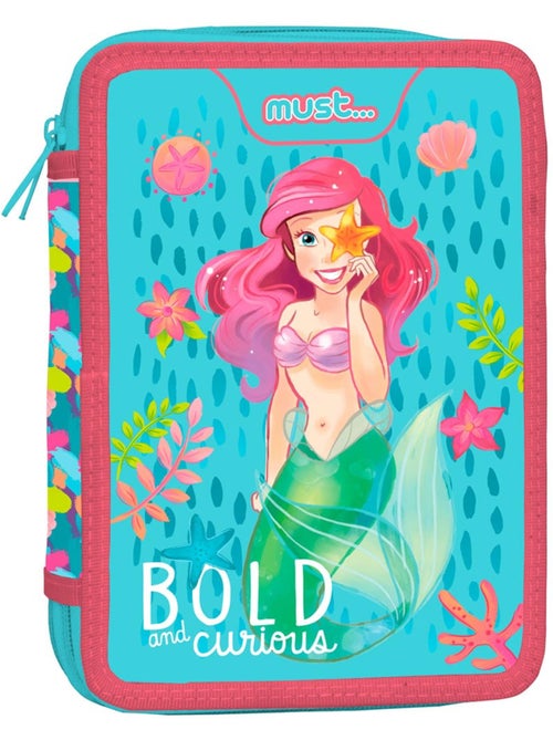 Estuche escolar equipado ariel princesas disney de poliéster estampado - Kiabi