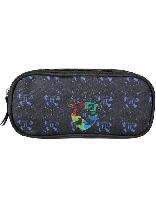 Estuche escolar infantil 2 compartimentos HARRY POTTER negro azul - Kiabi Estuche escolar infantil 2 compartimentos HARRY POTTER negro azul - Kiabi