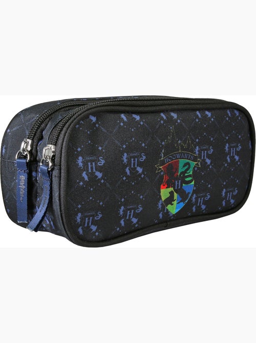 Estuche escolar infantil 2 compartimentos HARRY POTTER negro azul - Kiabi Estuche escolar infantil 2 compartimentos HARRY POTTER negro azul - Kiabi