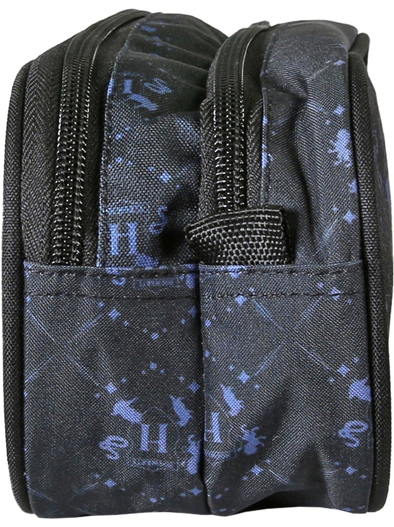 Estuche escolar infantil 2 compartimentos HARRY POTTER negro azul Azul Negro - Kiabi