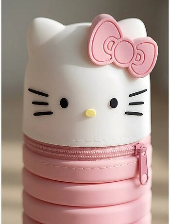 Estuche escolar material resistente hello kitty sanrio
