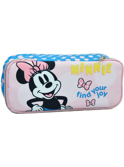 Estuche escolar minnie find your joy estampado - Kiabi Estuche escolar minnie find your joy estampado - Kiabi