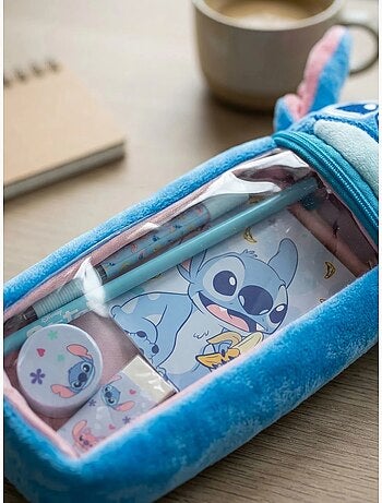 Estuche escolar motivo point resistente stitch disney