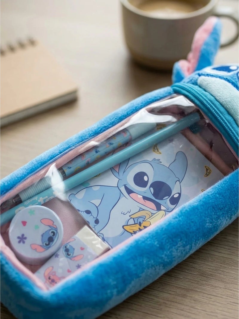 Estuche escolar motivo point resistente stitch disney Azul - Kiabi
