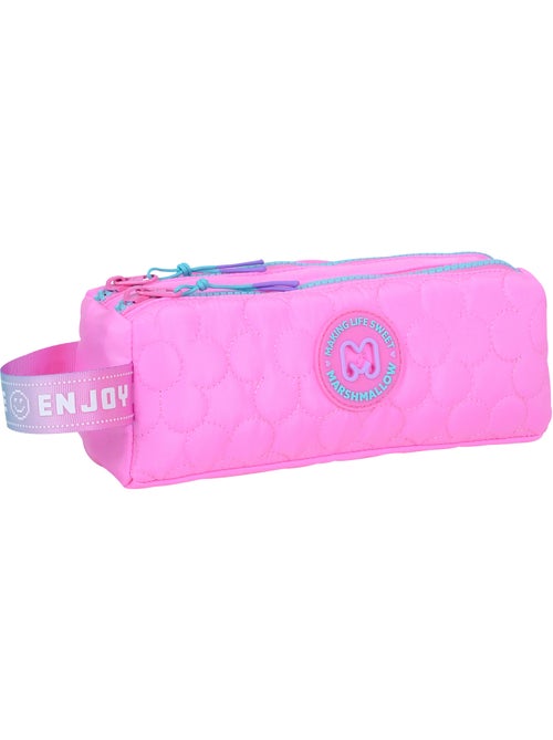 Estuche escolar niña 2 compartimentos MARSHMALLOW Blush rosa - Kiabi Estuche escolar niña 2 compartimentos MARSHMALLOW Blush rosa - Kiabi