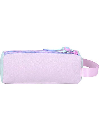 Estuche escolar niña doble compartimento MARSHMALLOW Degradado multicolor pastel