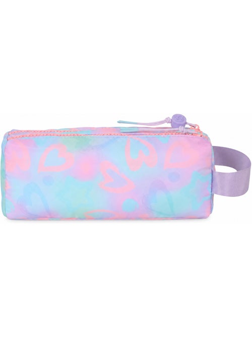 Estuche escolar niña doble compartimento MARSHMALLOW Funny Love multicolor pastel - Kiabi Estuche escolar niña doble compartimento MARSHMALLOW Funny Love multicolor pastel - Kiabi