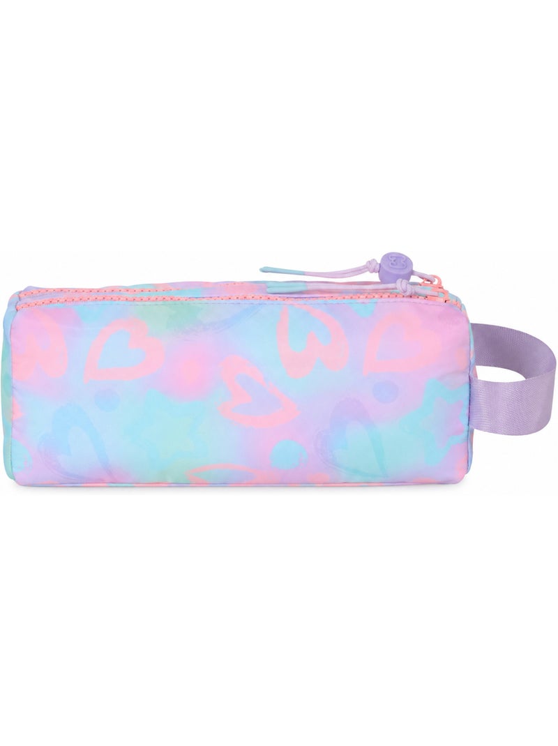 Estuche escolar niña doble compartimento MARSHMALLOW Funny Love multicolor pastel Azul Azul - Kiabi