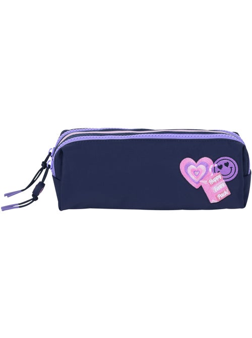 Estuche escolar niña doble compartimento MARSHMALLOW Glimmed azul noche - Kiabi Estuche escolar niña doble compartimento MARSHMALLOW Glimmed azul noche - Kiabi
