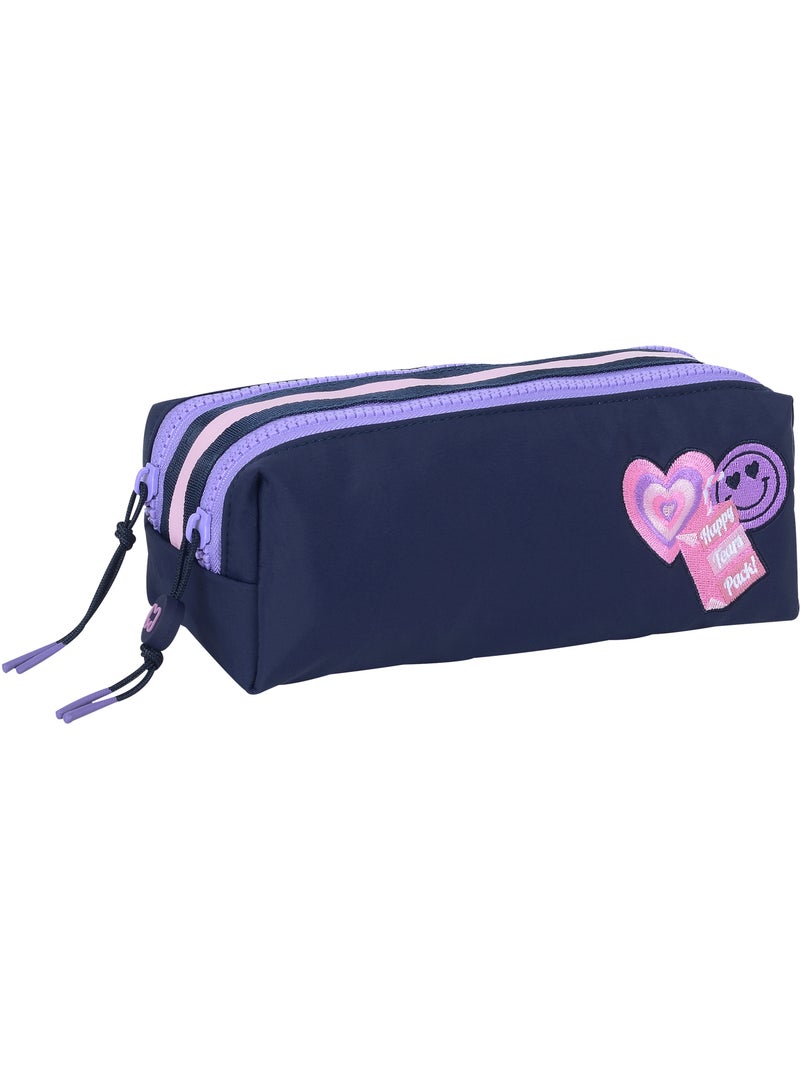 Estuche escolar niña doble compartimento MARSHMALLOW Glimmed azul noche Azul noche - Kiabi