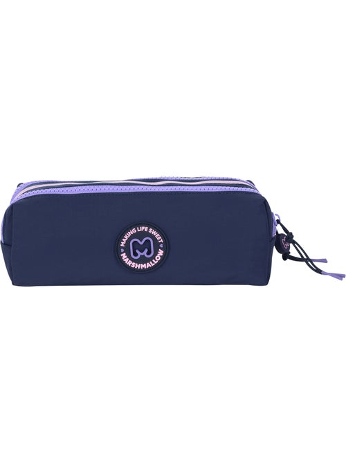 Estuche escolar niña doble compartimento MARSHMALLOW Glimmed azul noche - Kiabi Estuche escolar niña doble compartimento MARSHMALLOW Glimmed azul noche - Kiabi