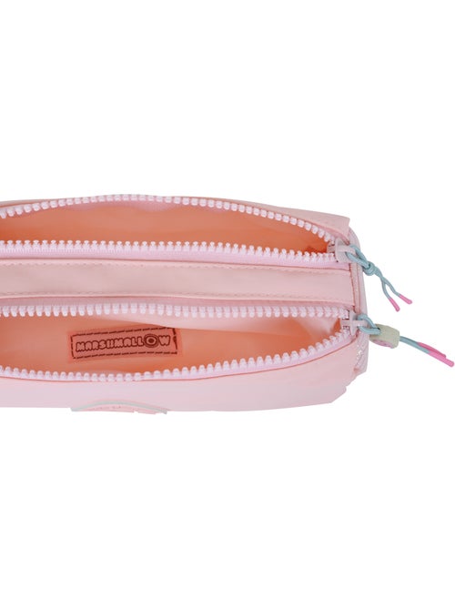 Estuche escolar niña doble compartimento MARSHMALLOW Grace Pink rosa pastel - Kiabi