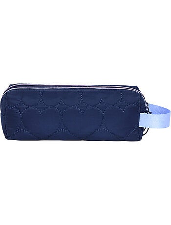 Estuche escolar niña doble compartimento MARSHMALLOW Heartsy negro