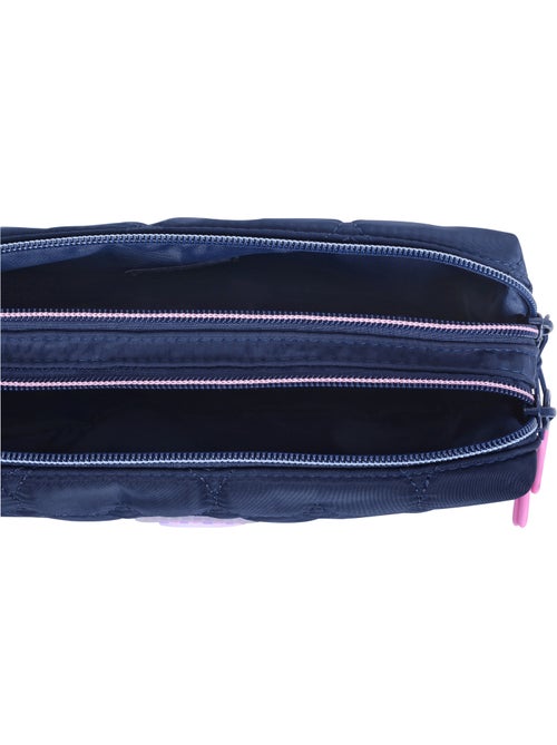 Estuche escolar niña doble compartimento MARSHMALLOW Heartsy negro - Kiabi Estuche escolar niña doble compartimento MARSHMALLOW Heartsy negro - Kiabi