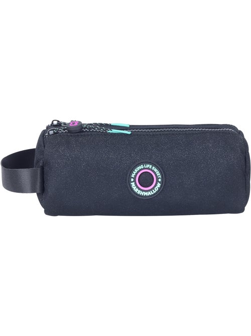 Estuche escolar niña doble compartimento MARSHMALLOW Nighty negro - Kiabi Estuche escolar niña doble compartimento MARSHMALLOW Nighty negro - Kiabi
