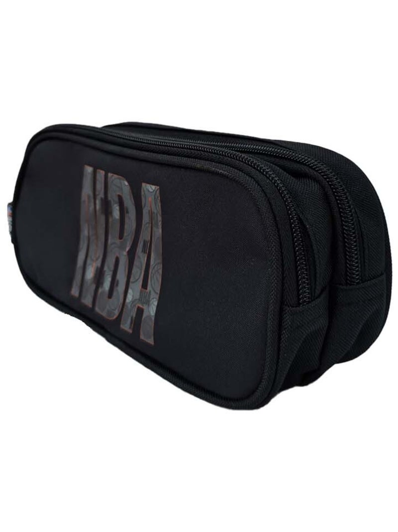 Estuche escolar niño 2 compartimentos NBA negro Negro - Kiabi