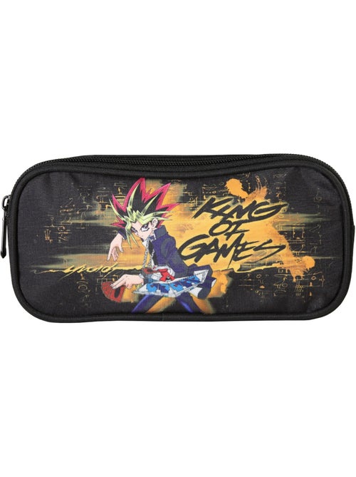 Estuche escolar niño doble compartimento YU-GI-OH King of Game negro - Kiabi Estuche escolar niño doble compartimento YU-GI-OH King of Game negro - Kiabi