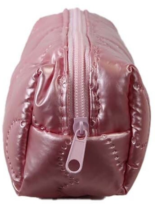 Estuche escolar rectangular niña 1 compartimento rosa motivo corazón - Kiabi Estuche escolar rectangular niña 1 compartimento rosa motivo corazón - Kiabi