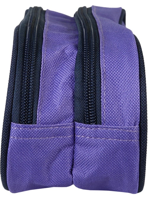 Estuche escolar rectangular niña 2 compartimentos LILI LOU violeta - Kiabi Estuche escolar rectangular niña 2 compartimentos LILI LOU violeta - Kiabi