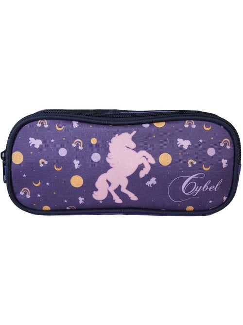 Estuche escolar rectangular niña CYBEL violeta 2 compartimentos - Kiabi Estuche escolar rectangular niña CYBEL violeta 2 compartimentos - Kiabi