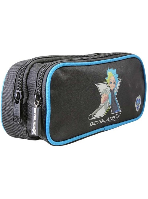 Estuche escolar rectangular niño 2 compartimentos BEYBLADE X negro azul - Kiabi Estuche escolar rectangular niño 2 compartimentos BEYBLADE X negro azul - Kiabi