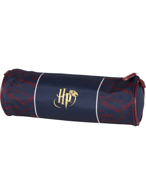 Estuche escolar redondo 2 compartimentos HARRY POTTER Quidditch azul burdeos - Kiabi Estuche escolar redondo 2 compartimentos HARRY POTTER Quidditch azul burdeos - Kiabi