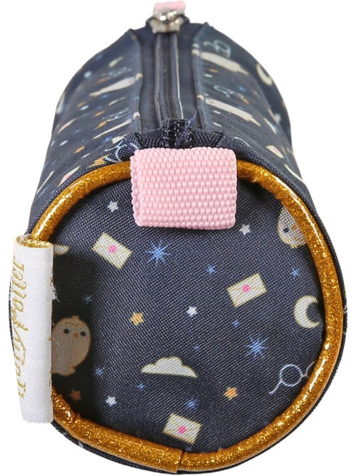 Estuche escolar redondo infantil HARRY POTTER azul marino rosa - Kiabi