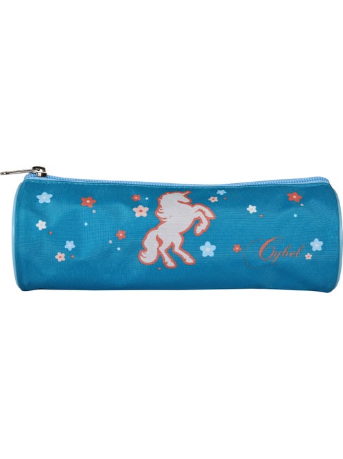 Estuche escolar redondo niña CYBEL Licorne azul 1 compartimento - Kiabi Estuche escolar redondo niña CYBEL Licorne azul 1 compartimento - Kiabi